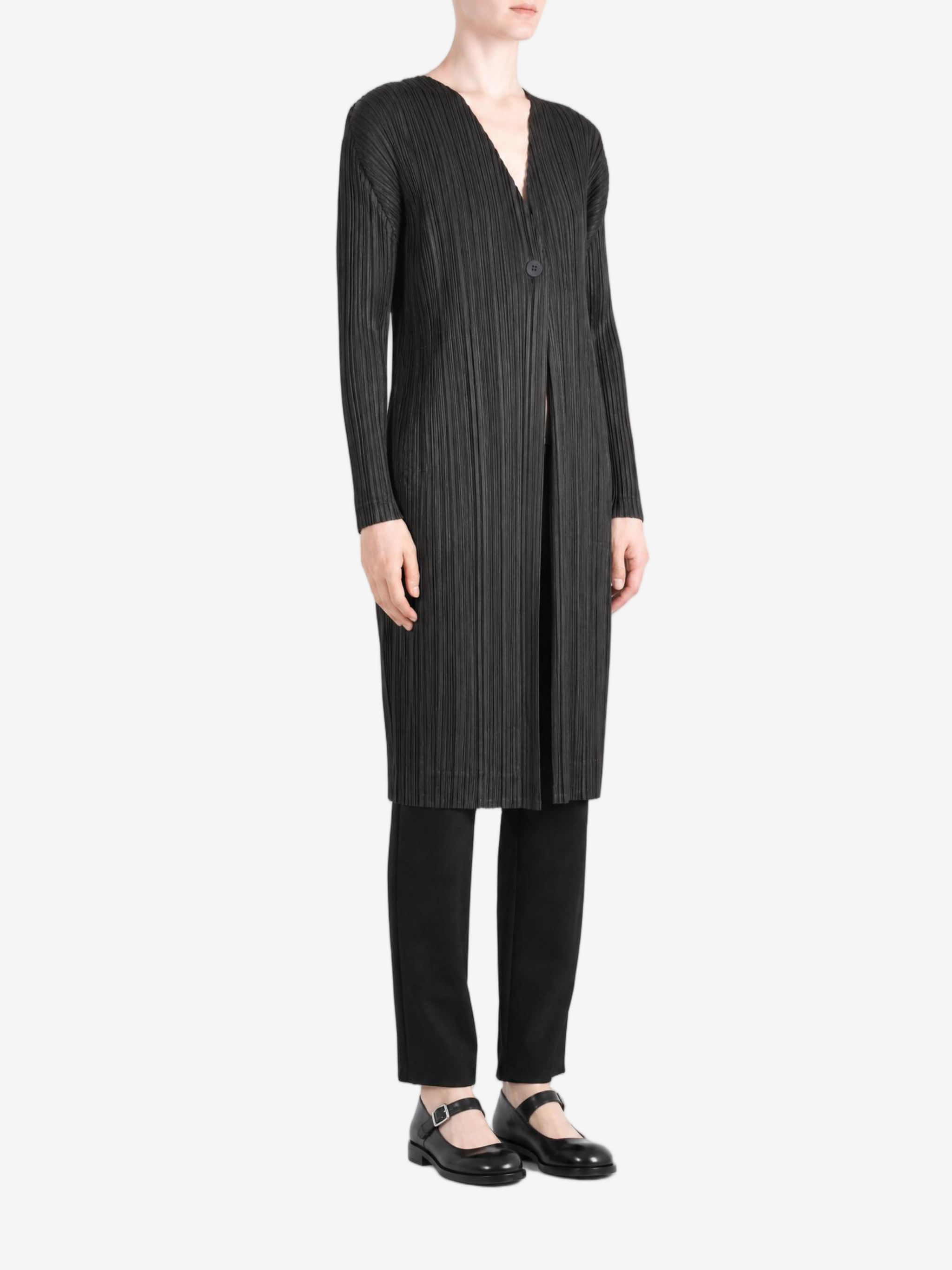 Black jacket, full body view