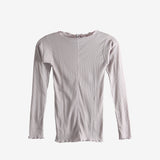 Purple t-shirt, front view