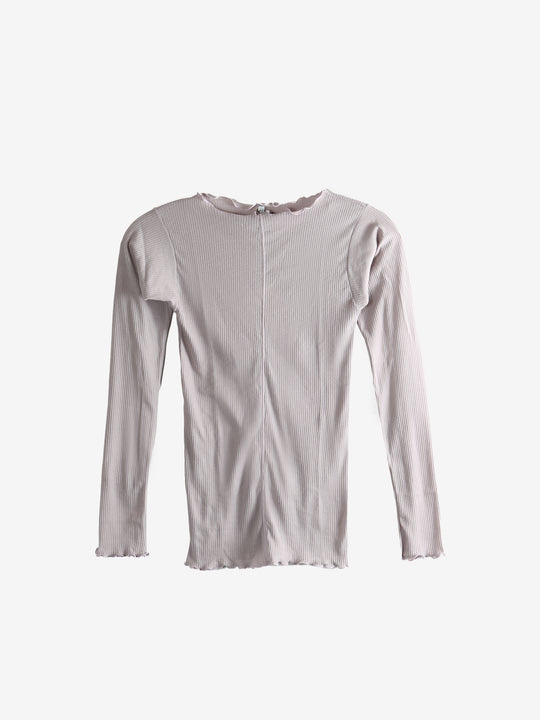 Purple t-shirt, front view