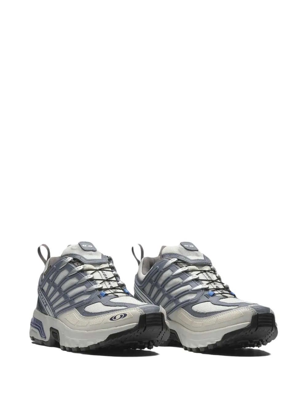 Grey sneakers, side view