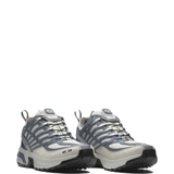 Grey sneakers, side view