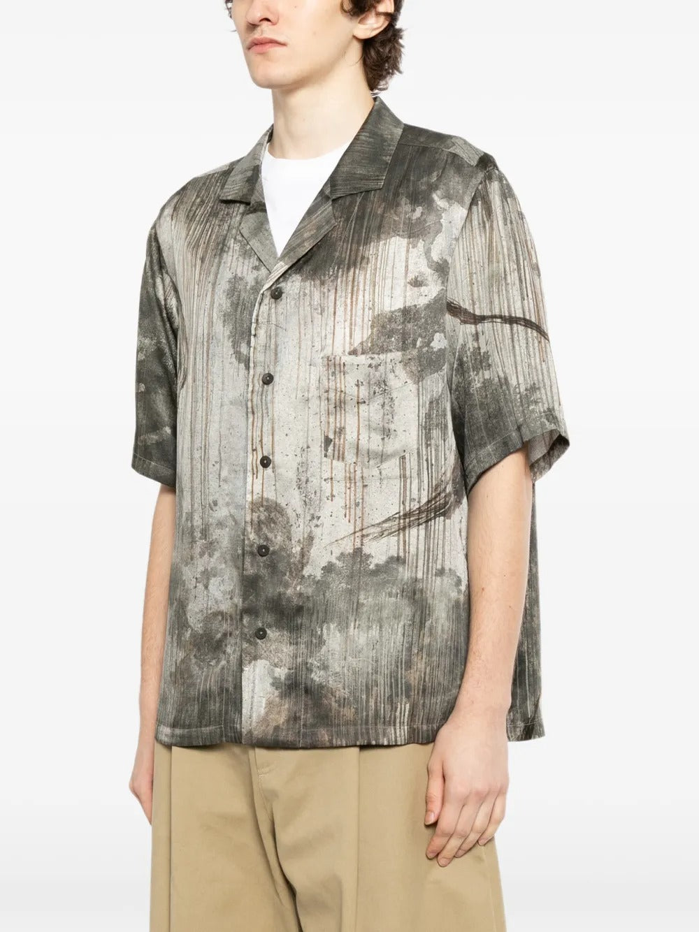 ZIGGY CHEN - Men Digital Print Short Sleeve Pocket Shirt – Atelier