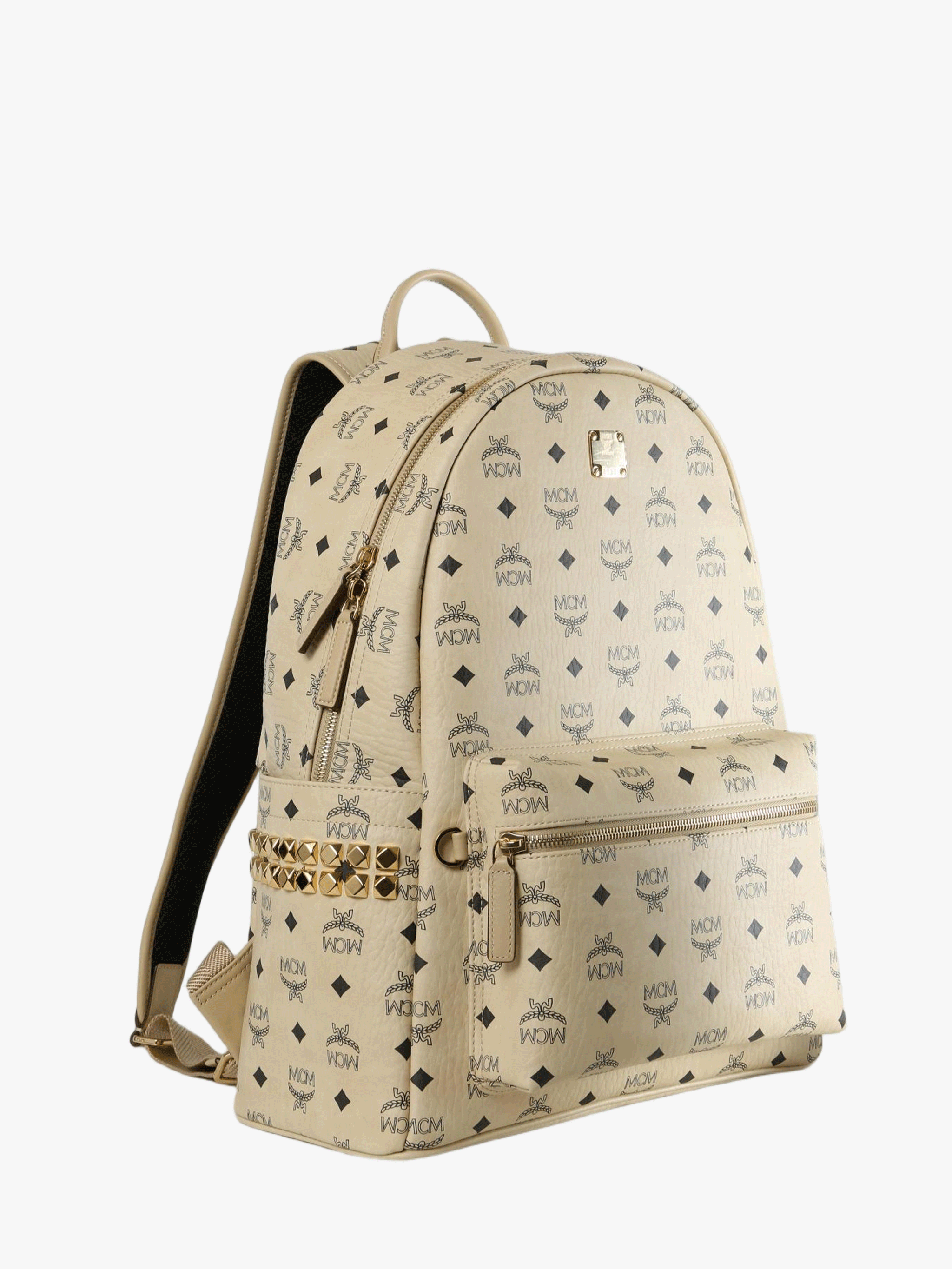 Tan bag, front view