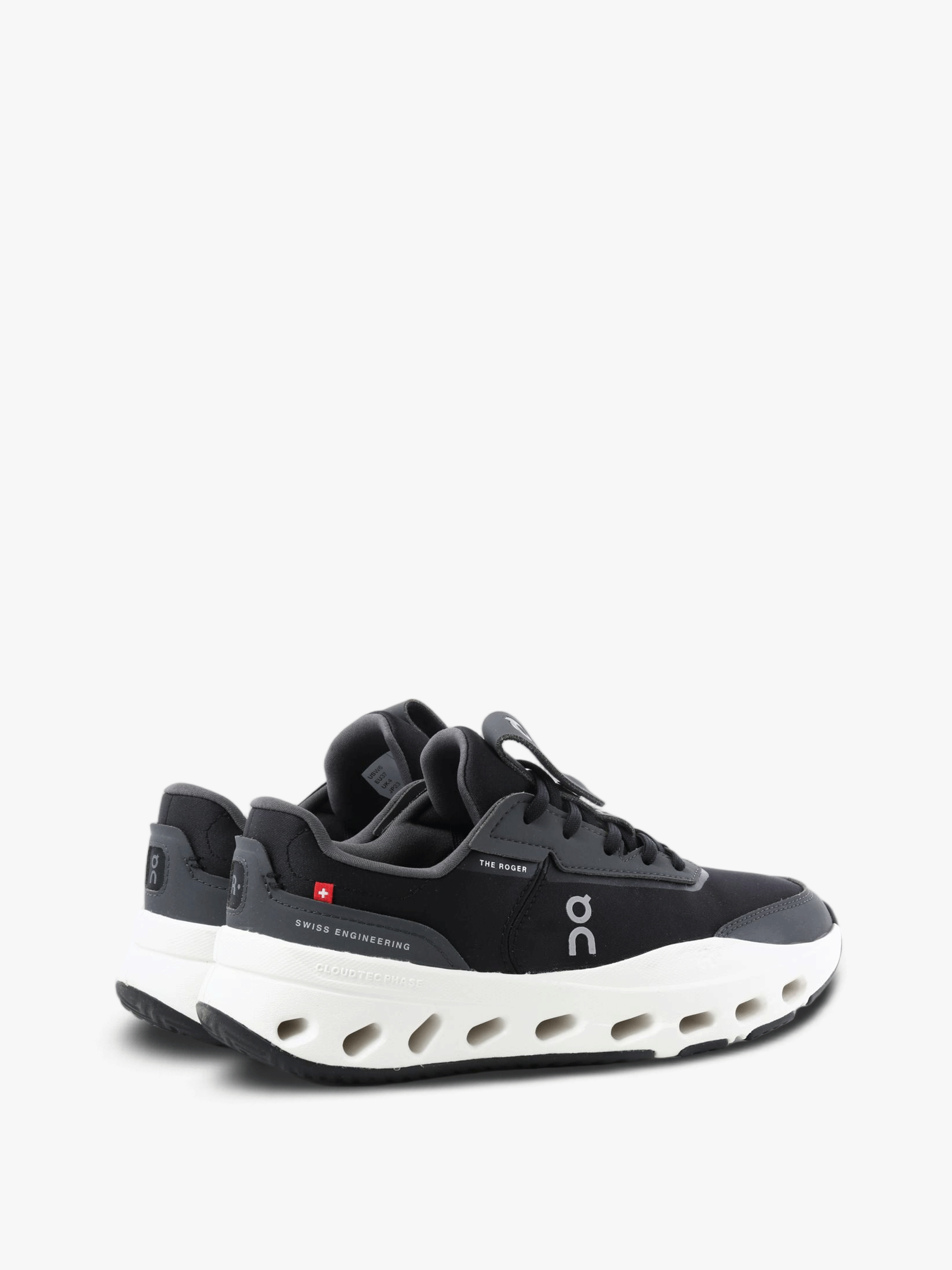 Black shoes, side view