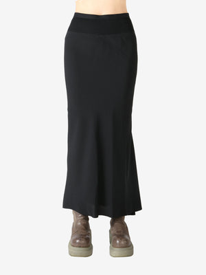 RICK OWENS - Women Charmeuse Calf Bias Skirt