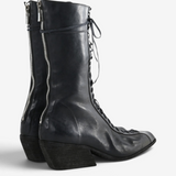 Black boots, side view