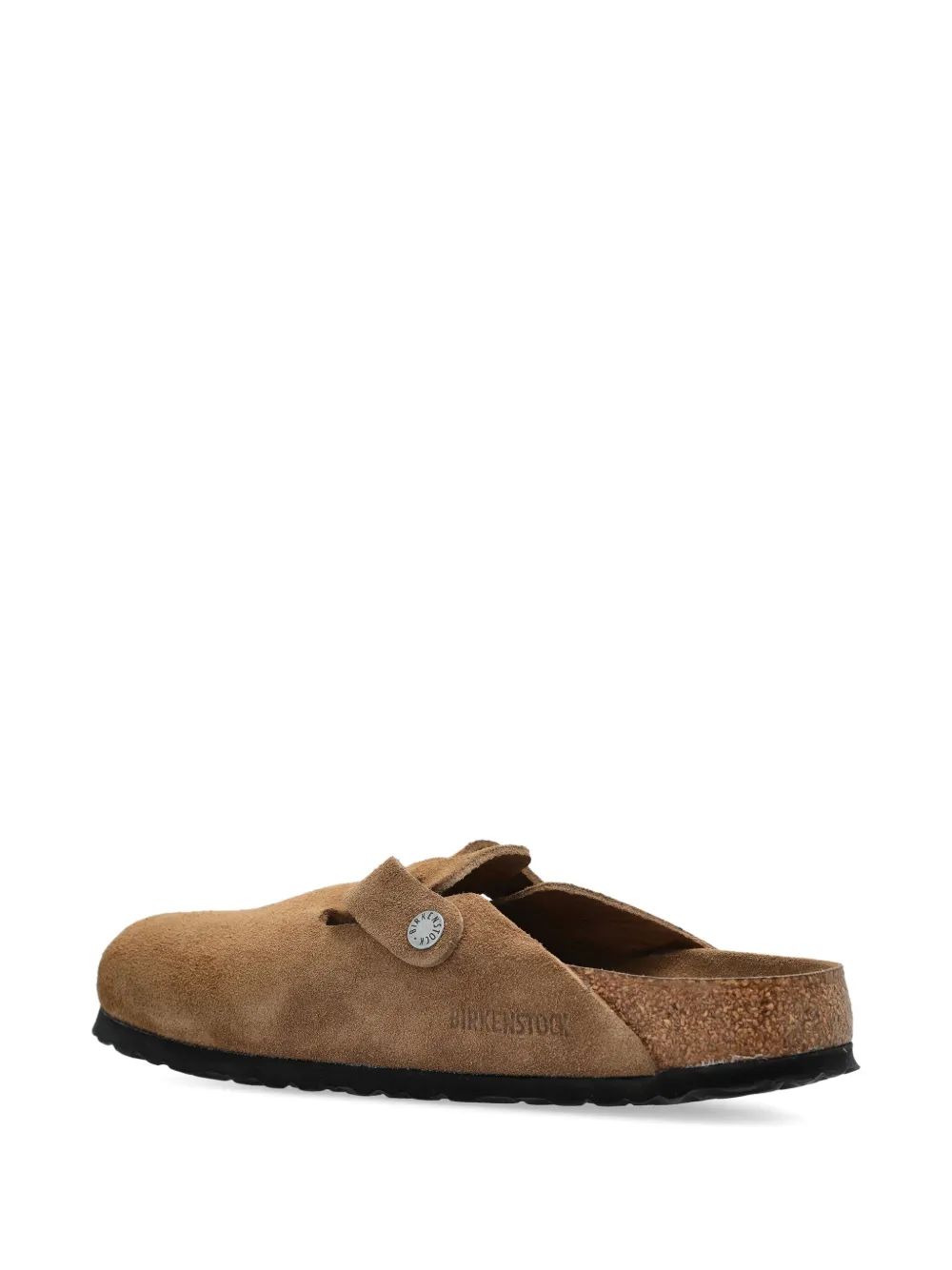 Brown sandals, side view