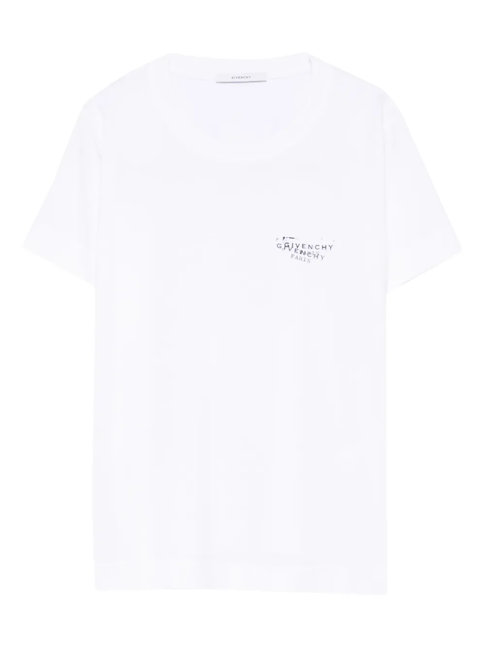 White t-shirt,front view