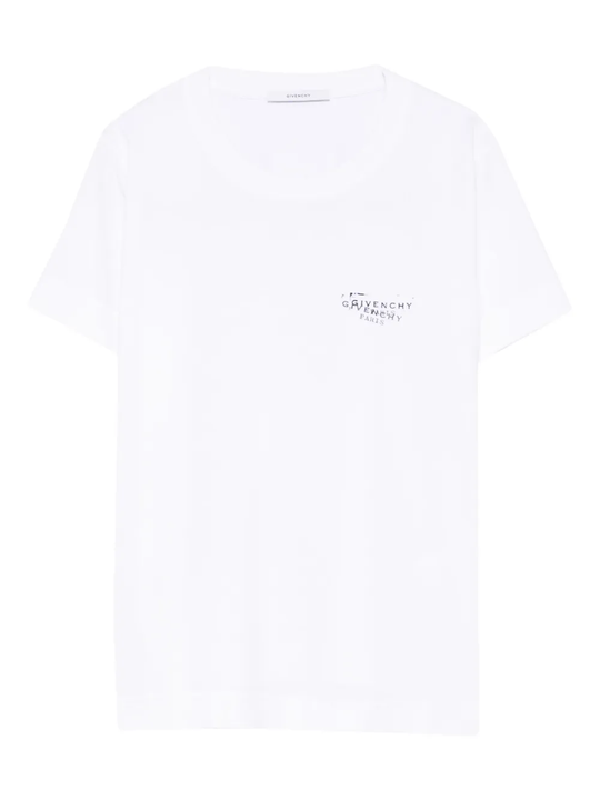 White t-shirt,front view