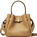 Tan bag, front view