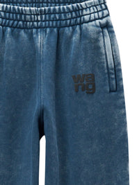T BY ALEXANDER WANG Women Essential Terry Classic Puff Paint Logo Sweatpants