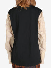 DRIES VAN NOTEN - Women Contrast Sleeves Tee