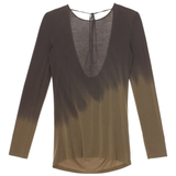 Green top, front view