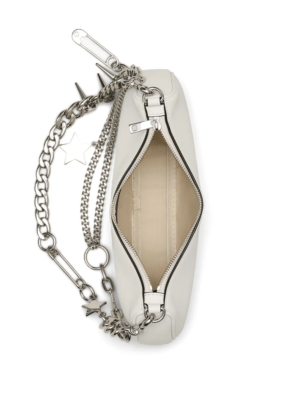 White bag, inside view