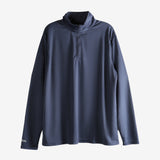 Navy pullover, front view