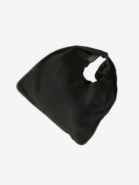 Black bag, back view