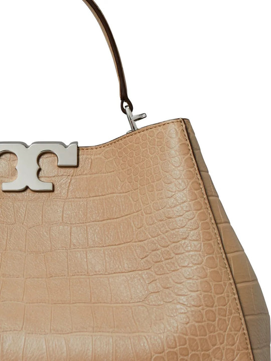 Tan bag, front view