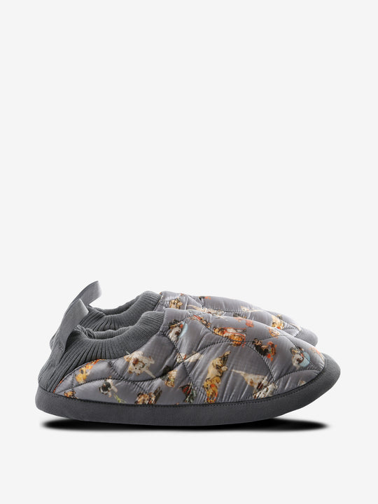 Grey shoes, front view