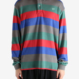 Grey shirt worn by a person, showing the shirt's fit