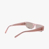 Pink eyewear, side view