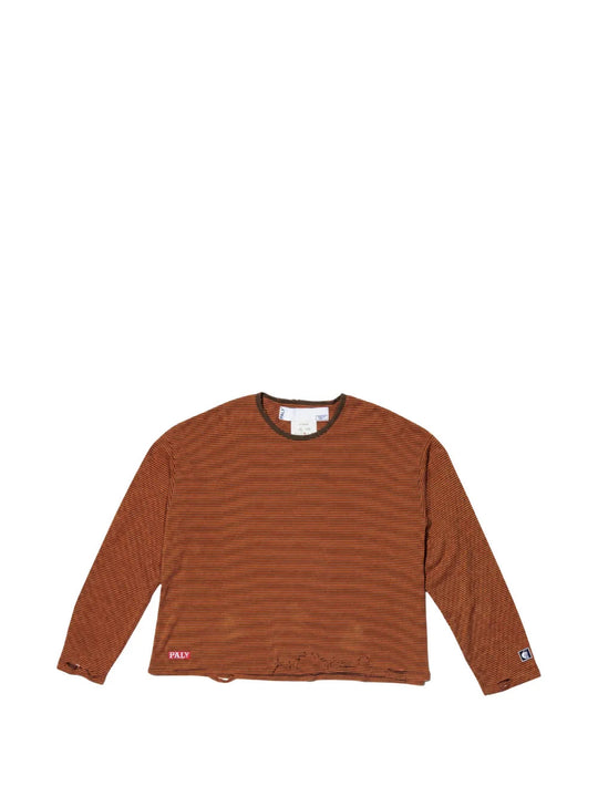 Orange top, front view