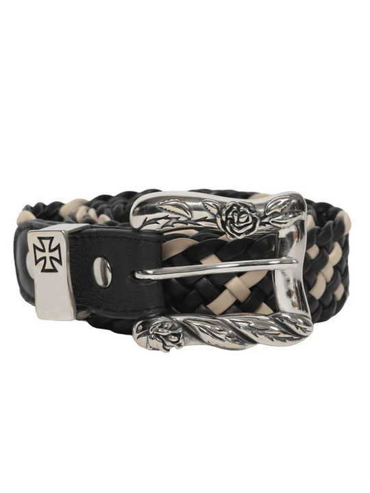Black accessories, front view