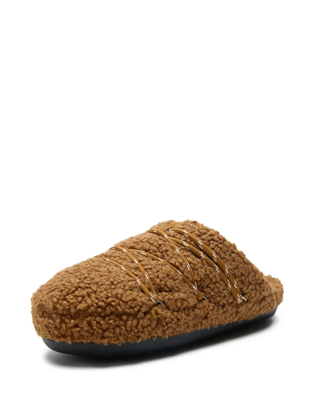 Brown slipper,front view