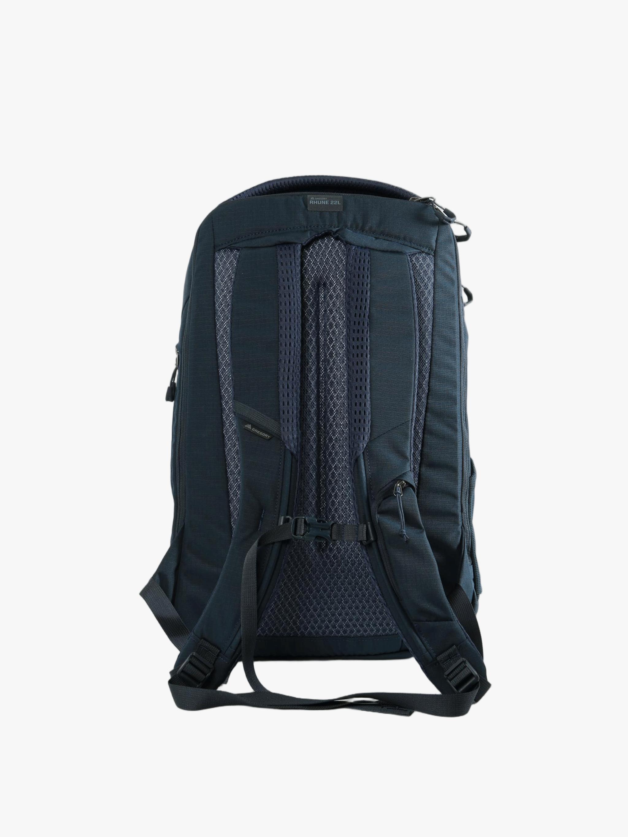 Navy bag, back view