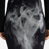 Black skirt worn by a person, showing the skirt fit