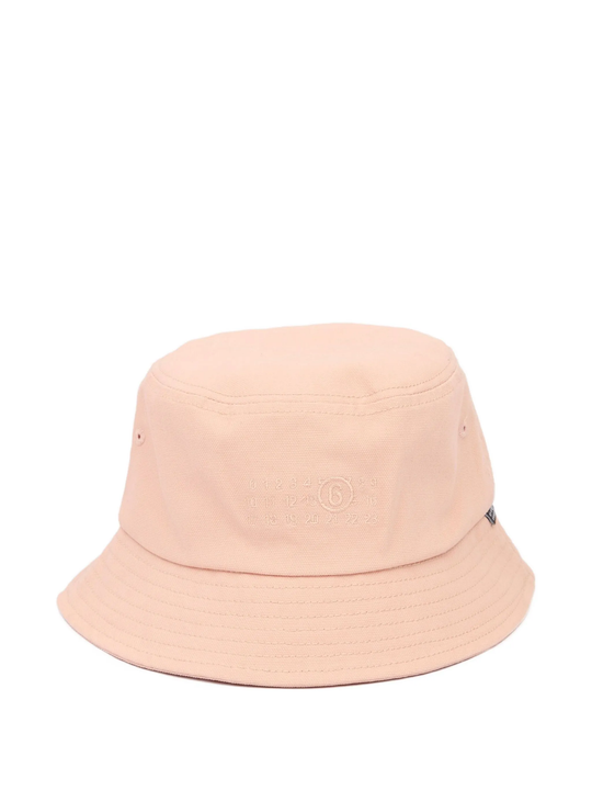 pink hat, front view