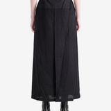 Black knitwear, full body view