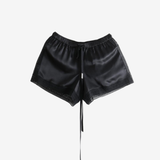Black shorts, front view