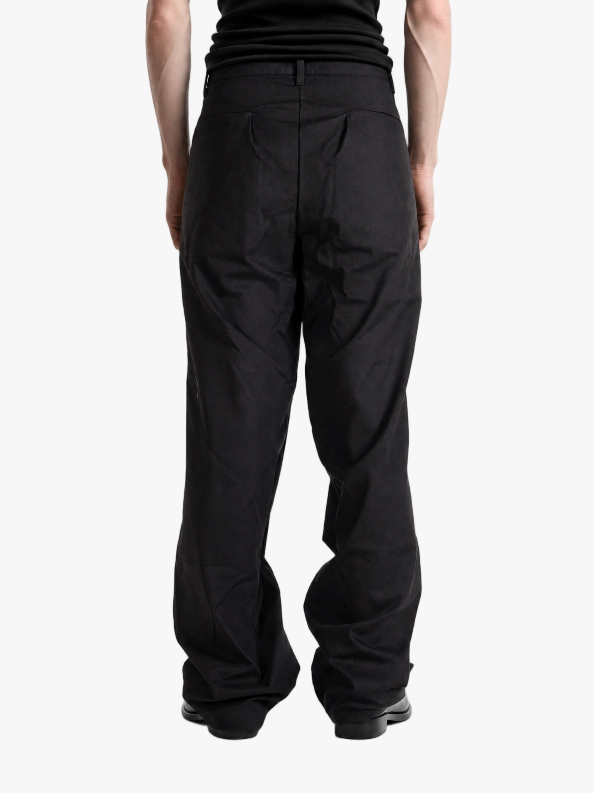 Black pants, full body view
