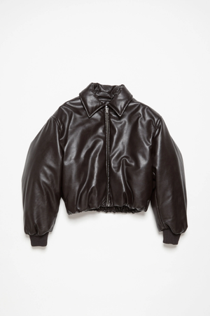 ACNE STUDIOS - Women Coated Bomber Jacket