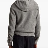 Grey knitwear, full body view