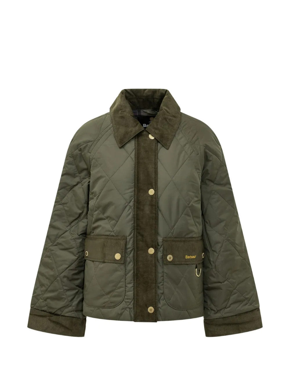 Green jacket, front view