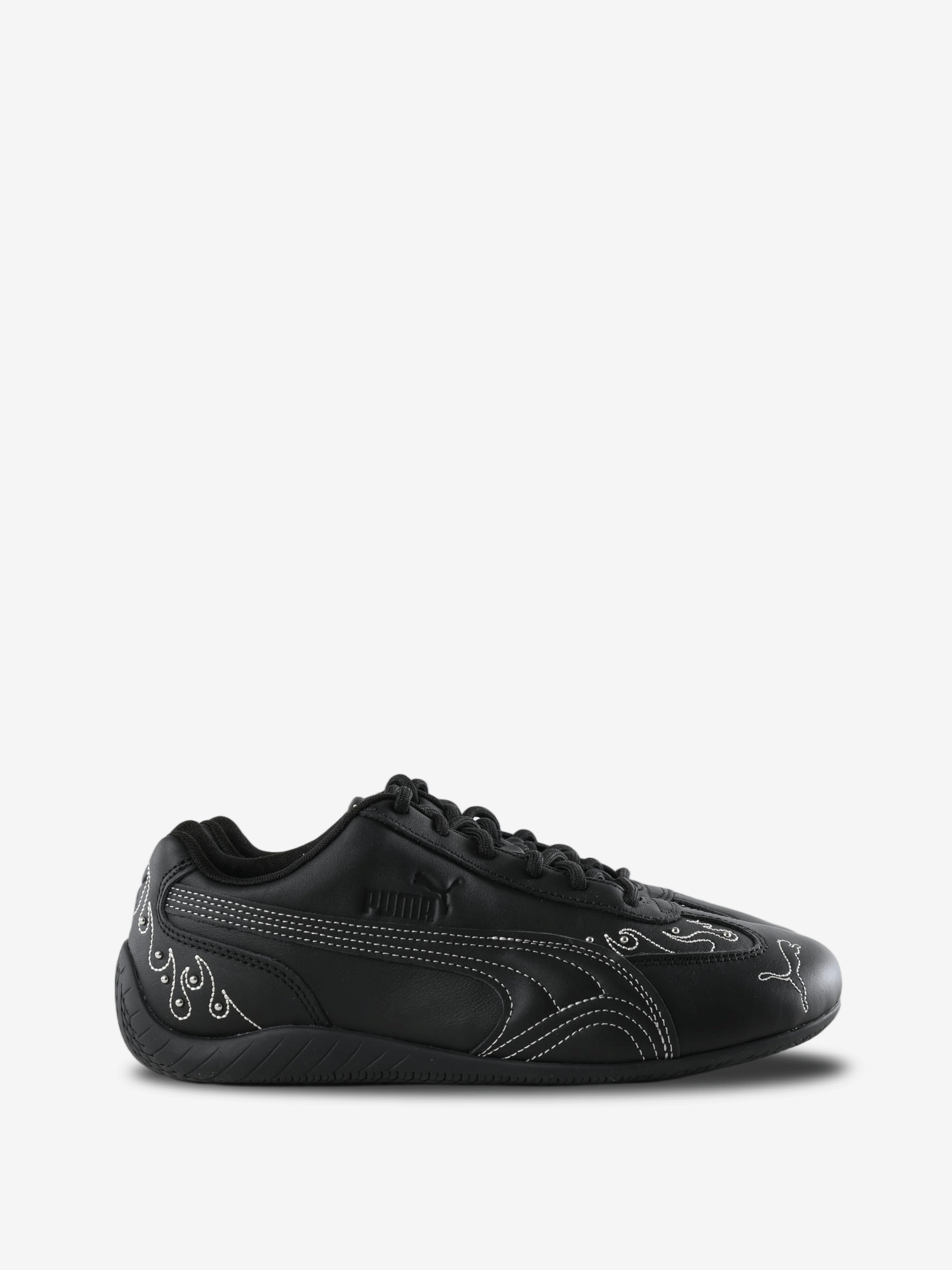 Black shoes, side view