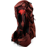 Burgundy bag, front view