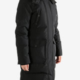 Black coats, full body view