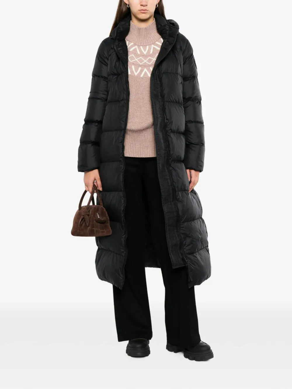 Black jacket, full body view
