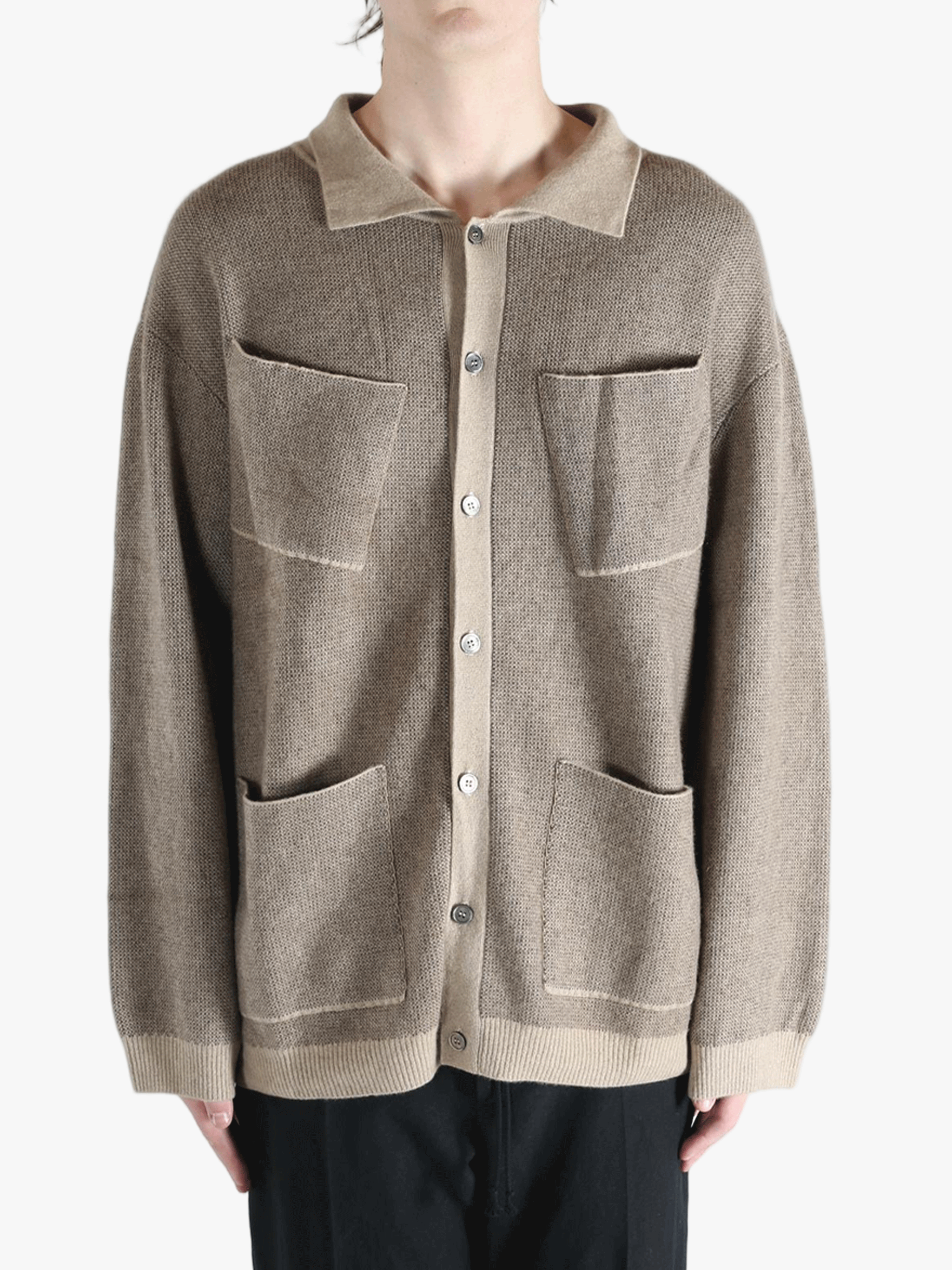 Tan top worn by a person, showing the top fit