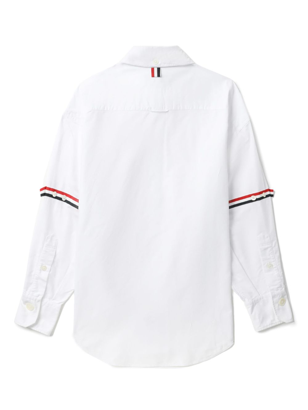 White shirt, back view