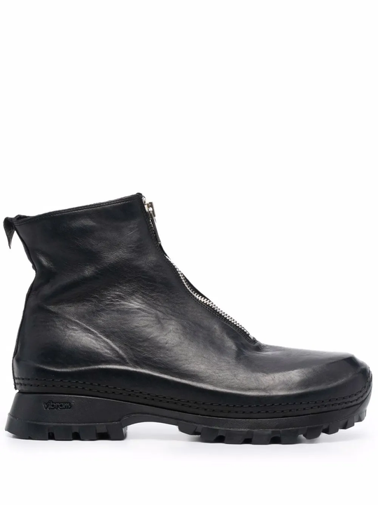 Black boots, side view
