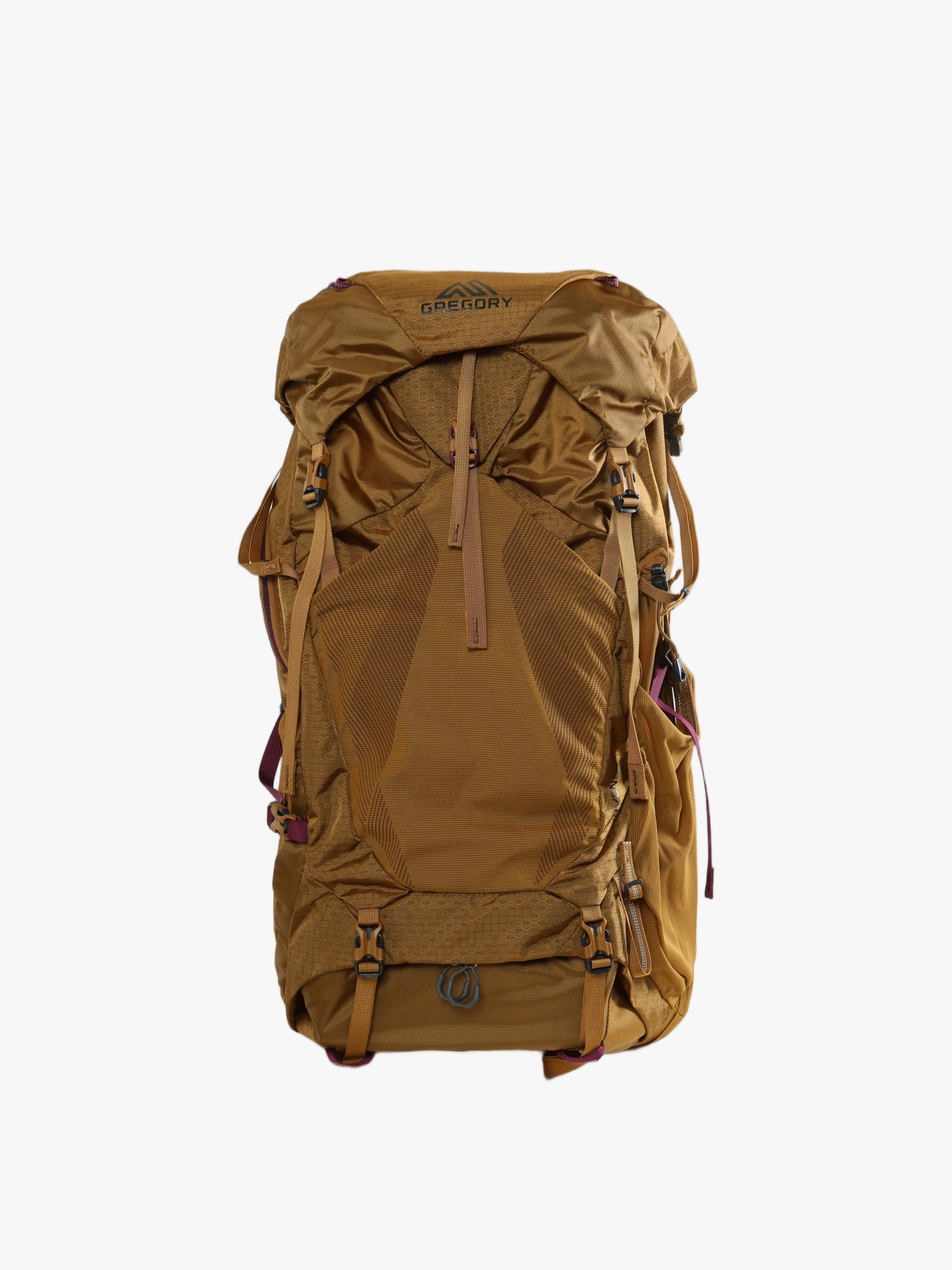Tan bag, back view