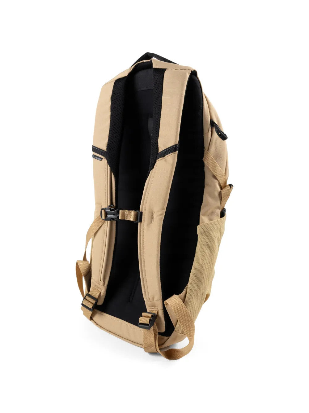 Tan bag, front view