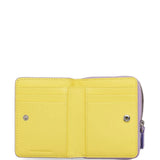 Purple wallet, inside view