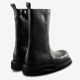 Black boots, front view