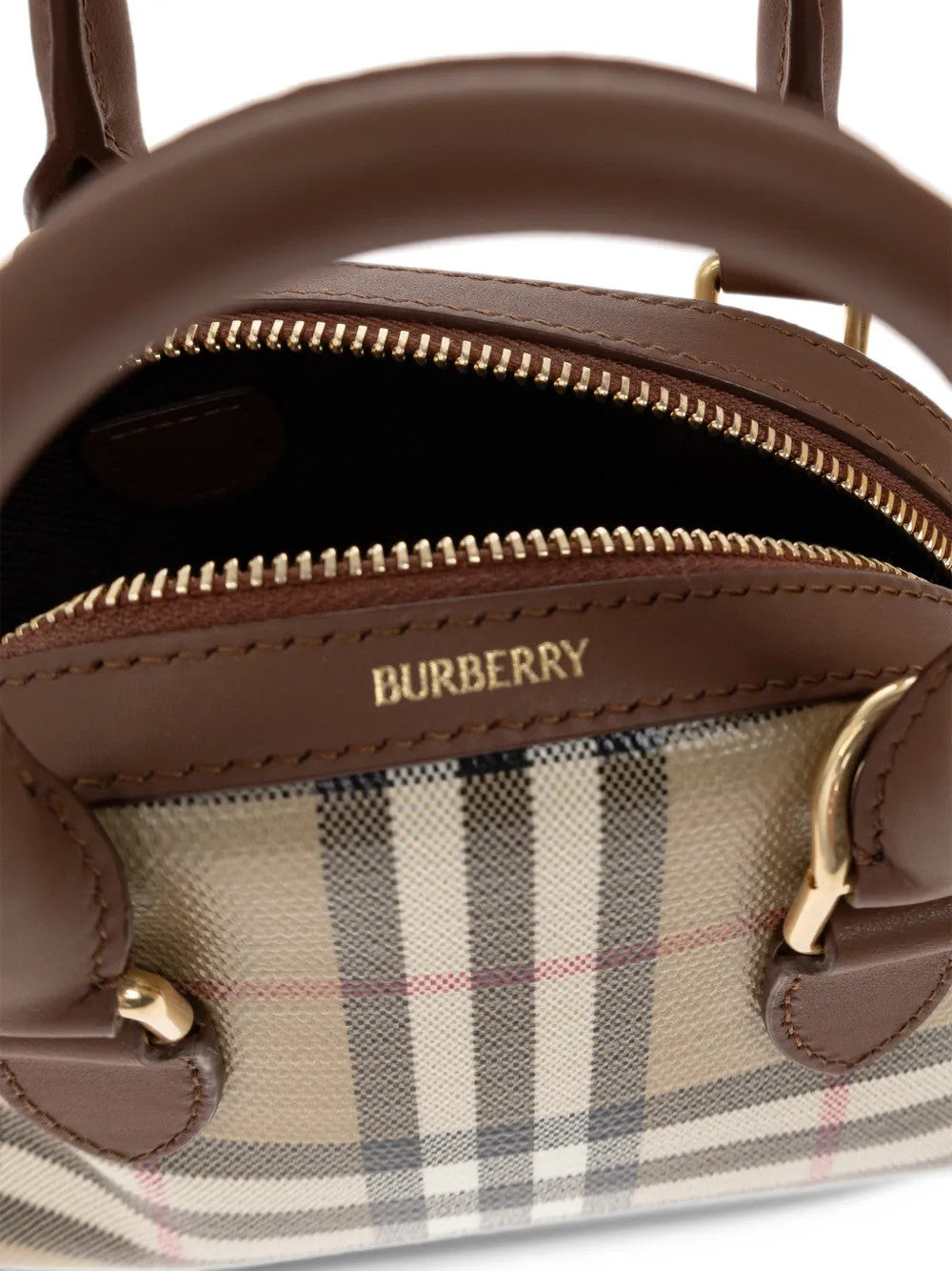 Tan bag, front view