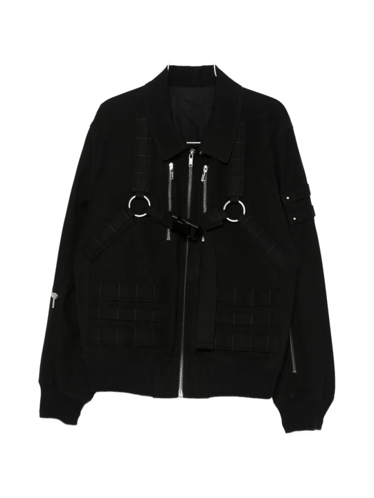 Black jacket, front view