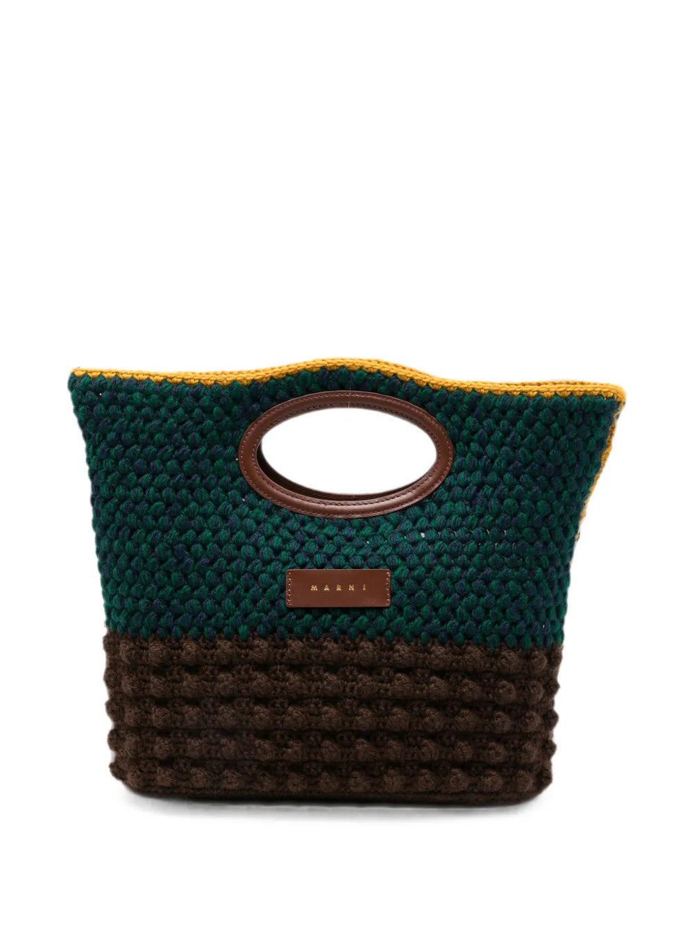 Green bag, front view